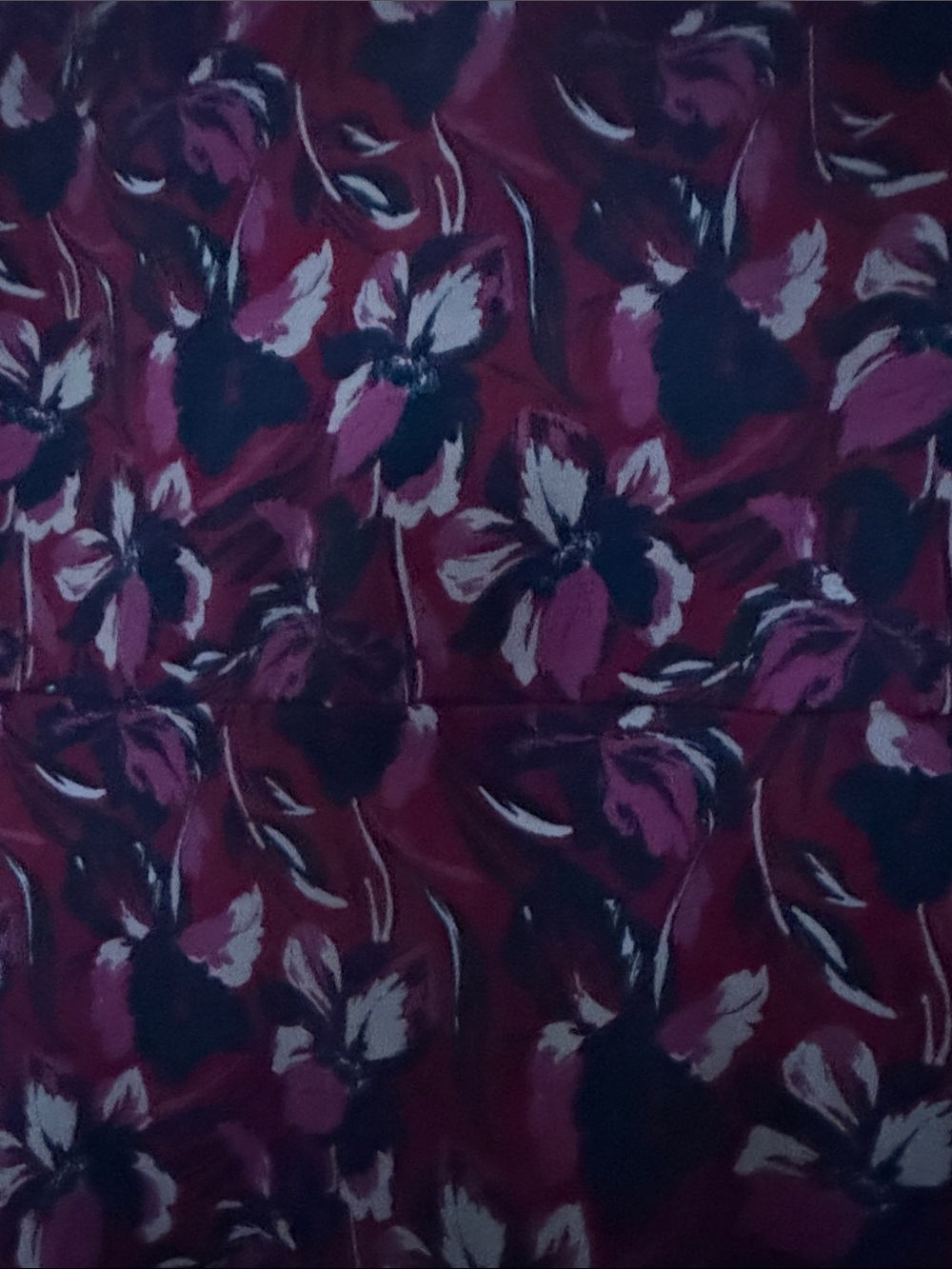 Women's Burgundy Floral Midi Dress with Spaghetti Straps - Picture 3 of 3